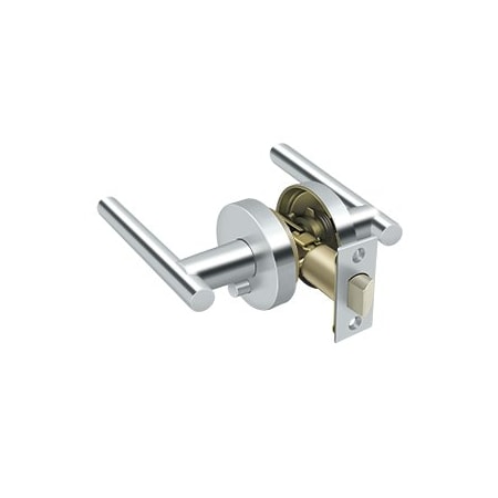 Deltana Elite Mandeville Series Residential Lever Privacy Right Handed Polished Chrome ZMLR2U26-RH